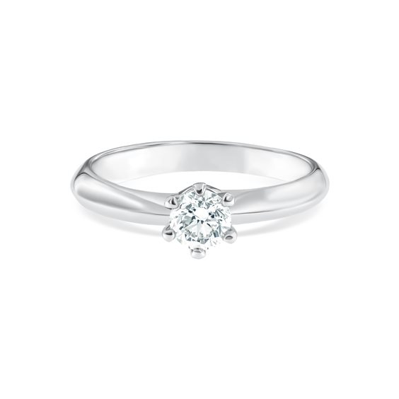 Ring Roman Gioielli Woman in White Gold Diamante 0.41 Ct R646A19N1522 - R646A19N1522